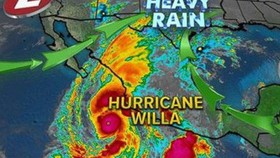 Mexico: Hàng ngàn người tránh bão Willa