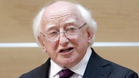 Tổng thống Michael D. Higgins. (Nguồn: AP)
