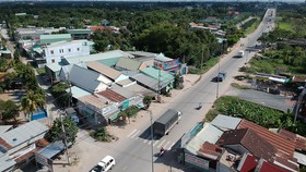 Tỉnh lộ 9 qua huyện Củ Chi Ảnh: CAO THĂNG
