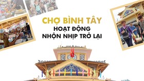 Chợ Bình Tây ngày khai trương 15-11 Ảnh: HOÀNG HÙNG