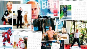 Lịch in hình Tổng thống Putin cháy hàng ở Nhật