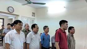 Các bị cáo trong vụ án vi phạm đất đai tại Đồng Tâm