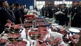 alaysian police seize large amount of drug (Source: thestar.com.my)