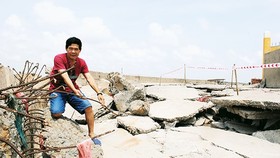 Landslides spreading quickly in Mekong Delta