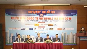 At a press meeting