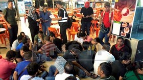 A total of 45,499 illegal immigrants were arrested by the Immigration Department of Malaysia between January 1 and December 6 (Photo courtesy of the department)