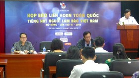 Quang cảnh buổi họp báo