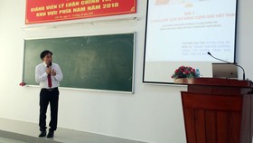 Khai mạc hội thi Giảng viên lý luận chính trị giỏi khu vực phía Nam