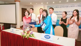 Ký thỏa thuận hợp tác giữa Saigonbank và CEP