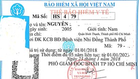 Thẻ BHYT không ghi đúng thời điểm đủ 5 năm liên tục