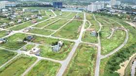 Đất nền phân lô tại quận 9 Ảnh: CAO THĂNG