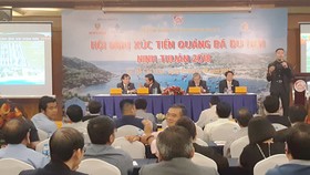 Quang cảnh Hội nghị xúc tiến đầu tư, quảng bá du lịch vào Ninh Thuận năm 2018.