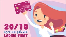 Sacombank ưu đãi chủ thẻ Visa Ladies First