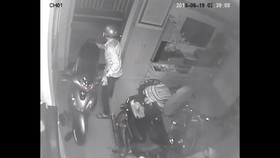 Hình ảnh nam thanh niên được camera ghi nhận