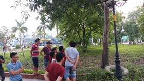 Khu vực phát hiện thi thể người đàn ông. Ảnh: ĐAN NGUYÊN