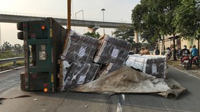 Hiện trường vụ việc. Ảnh: CHÍ PHƯỚC