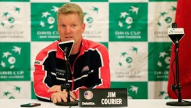 Jim Courier trong buổi họp báo mới đây