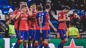 Niềm vui chiến thắng của các cầu thủ CSKA