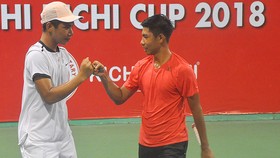 Thái Nguyên – Tiến Thịnh vào chung kết đôi nam. Ảnh: NHẬT ANH
