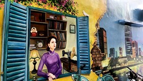 Phủ kín tường bẩn bằng những bức tranh 3D sống động