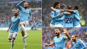 Cardiff City - Man City 0-5: Aguero, Bernando Silva, Gundogan và Mahrez mở tiệc bàn thắng