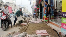 Ngưng cấp phép đào đường, vỉa hè trên địa bàn quận 3