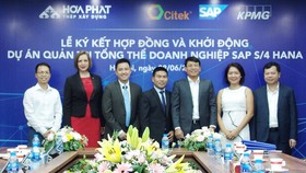 Các đơn vị ký kế hợp tác triển khai SAP S/4HANA