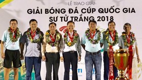 "Bộ tham mưu" làm nên thành công của đội Becamex Bình Dương. Ảnh: H.C