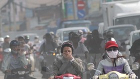 Air pollution in HCM City caused by vehicles has become more serious. (Photo: VNA)