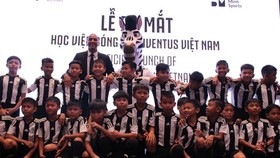 Students of age 11 of the Juventus Academy Vietnam (Photo: VNA)
