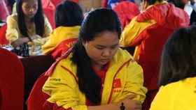 Vietnamese chess player Bach Ngoc Thuy Duong (Photo: zing.vn)
