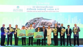At the presentation ceremony