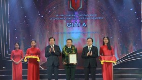 At the award ceremony