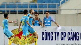 Khánh Hòa đã có chiến thắng kịp lúc trước Quảng Nam. Ảnh: MINH HOÀNG