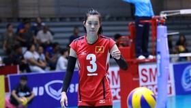 Chủ công Trần Thị Thanh Thuý góp công lớn trong chiến thắng 3-0 của U.23 Việt Nam trước đội bóng Triều Tiên.