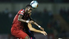 CLB TPHCM giành chiến thắng cách biệt trong trận "derby với đội cùng thành phố là CLB Sài Gòn. Ảnh: DŨNG PHƯƠNG