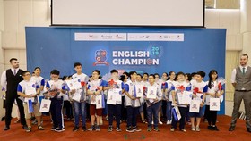 500 học sinh thi đấu loại trực tiếp tại English Champion 2019