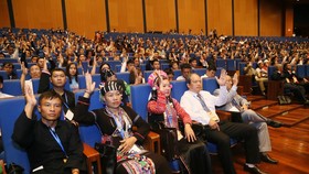 Các đại biểu tham dự đại hội