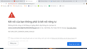 Hệ thống mạng thuộc UBND TPHCM không truy cập được vào sáng 19-8