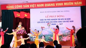 Phát động cuộc thi trắc nghiệm Tìm hiểu 90 năm lịch sử vẻ vang của Đảng Cộng sản Việt Nam