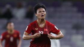 Vietnamese midfielder Nguyen Quang Hai (Photo: VNA)