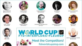 Bao Hoai Nam will be the first and only artist from Vietnam among 23 artists from 23 countries and territories participating at the FTDWorldcup 2019, a top floral designer competition to be held in the US in March.(Photo: VNA)