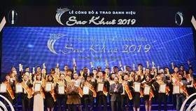 The awards ceremony for Sao Khue Awards 2019 yesterday in Hanoi. Photo by T.B