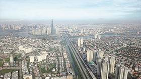 A aerial view of HCMC (Photo: SGGP)