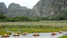 Scene at the Van Long Wetland Nature Reserve (Photo: sodulich.ninhbinh.gov.vn)