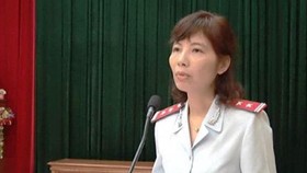 Nguyen Thi Kim Anh, head of the inspector delegation