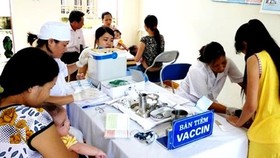 Vaccination is the best way to prevent measles (Photo: SGGP)