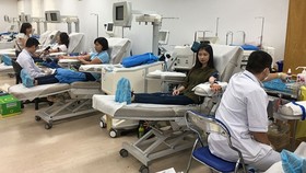 150 city dwellers donate blood for cancer children