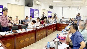 DoST and scientists, businesses discuss the construction of a new Innovative Startup Center in HCMC. Photo by T.Ba