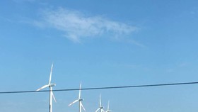 A wind energy project in Ninh Thuan Province (Photo: H.H )